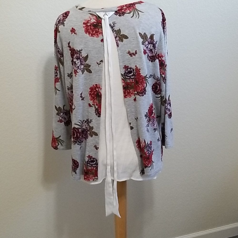Bobedu Foral Open Back Top Medium - Picture 4 of 10